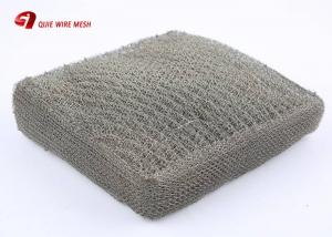 China Compressed Knitted Stainless Steel Woven Metal Wire Mesh For Filtration And Cleaning on sale