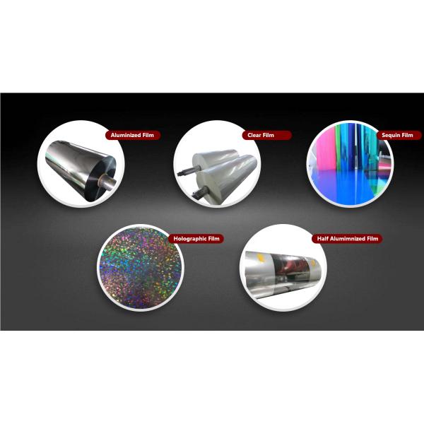 Multiple Extrusion Processing 75 Micron PET Film Silver Color Mirror Reflective Plastic Film Rolls Opaque