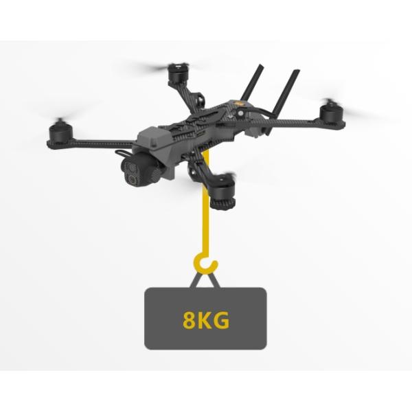 13 Inch FPV Drone GPS One Click Return 35Mins Flight 8kg Payload 140km/H Speed