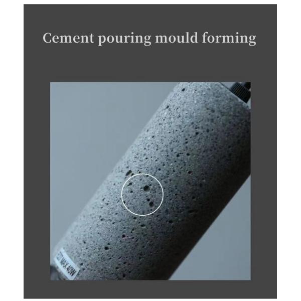 Industrial Pendant Lights Interior Iron Lampshade Bar Table living room Cement Pendant Lights(WH-VP-181)