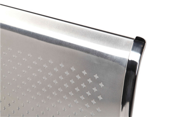 Commercial Standard Size SS201 Airport Waiting Chair Corrosion Resistance