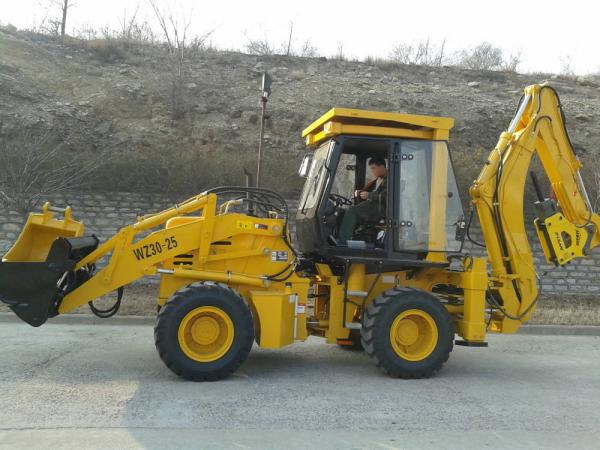 Buy 75KW Backhoe Wheel Loader Rationally Distributed Tractor Loader Backhoe at wholesale prices