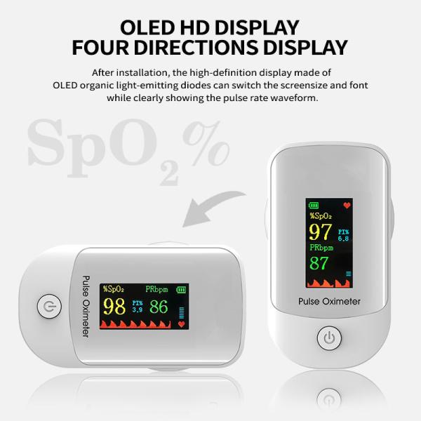 TFT Display Spo2 Oximetro Fingertip Pulse Oximeter