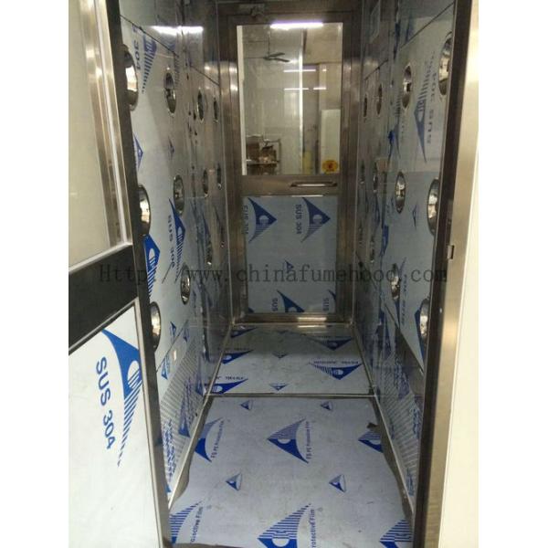 High Speed Clean Air Shower Unit Single / Double Door Intelligent Automatic Blowing