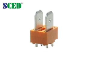 Quality 30A PCB Brass Terminal PA66 PCB Terminal Electrical Components Orange for sale
