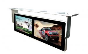 China Double Screen Ceiling Mounted Ultra Wide Lcd Display , 18.5 Inch Ultra Wide Touch Screen Monitor on sale