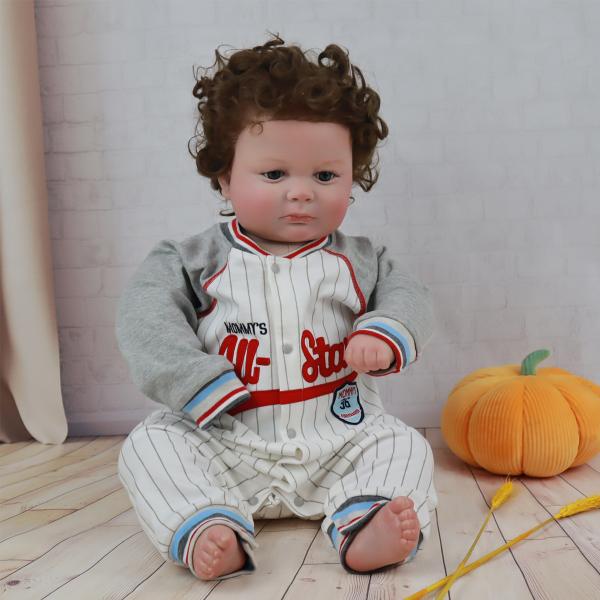 Baby Boy Romper Embroidery Patch Organic Cotton Baby Bodysuit Romper