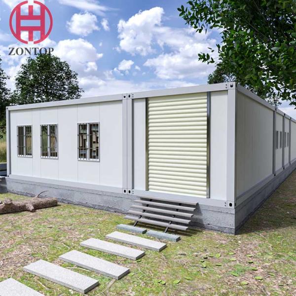 Zontop Luxury Ready Smart Prefabricated House Office Booth 20ft Container Prefabricated Homes Office House