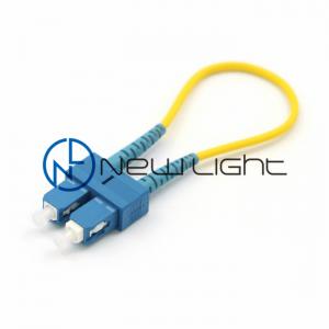 Quality Single Mode Yellow G657A2 Fiber Optic Loopback for sale