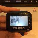 Strong signal distance POCSAG Alpha Watch Pager with Flash Beep Vibrate Alert
