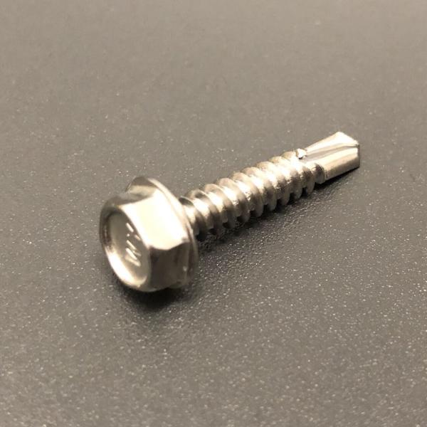 M5.5 X 50mm 410 Stainless Steel Self Drilling Screw Hex Washer Head For Roofing