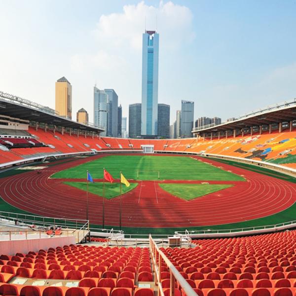 SGS Certificate Sound Absorbent Synthetic Sports Flooring Harmless And Odorless