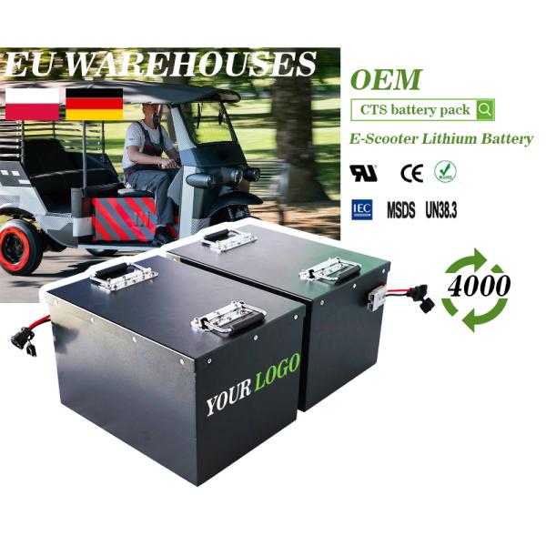 Customized Electric Tricycle Lithium Battery 64V 105Ah 72V Lithium Ion Batteries Pack Electric Vehicle Scooter Motorcycle