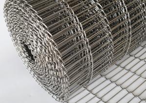 China 304 Stainless Steel Wire Mesh Chain Link Conveyor Belt For Chocolate Machine on sale