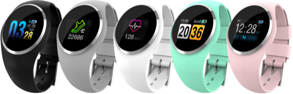 128*96 Bluetooth Smart Wrist Watch 170mAh Comfortable Wear For Sport Monitor