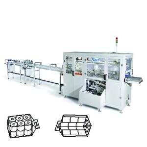 25bags/Min Paper Processing Equipment , 12rolls Toilet Roll Making Machine