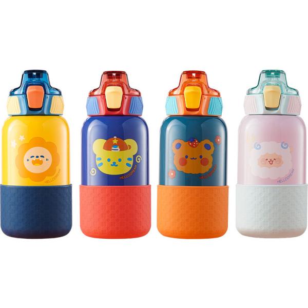560ml Stainless Steel Thermal Drink Bottle Vacuum Flask Water Bottle For School Kids