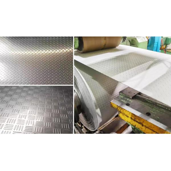 Embossed Finish Diamond Aluminum Sheet Plate 1100 3003 H12 H14 3004 5052 H32 H34