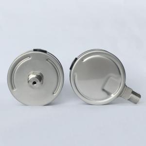 2.5" 100 psi Oil Manometer 316 SS Tube/Socket All Stainless Steel Pressure Gauge