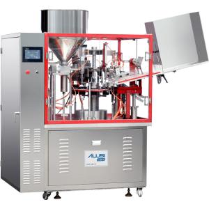 Cosmetic Cream Strip Aluminum Tube Filling Sealing Machine Automatic 380V