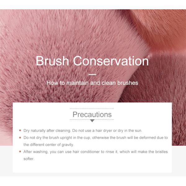 10PCS Multifunctional Goat Hair Makeup Brush Set 19*4cm