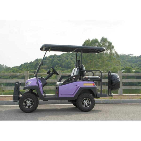 Aluminum Chassis 4 Seater Golf Buggy Green Color With Electric Motor CE Certificate