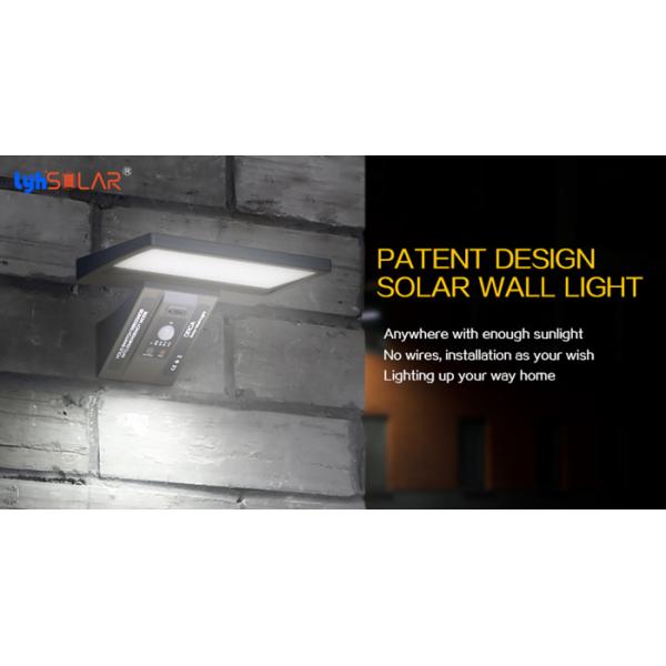 600Lm Output Security Solar Motion Lights With IP65 Waterproof For Outdoor