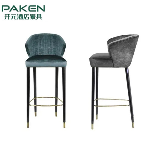 OHSAS18001 Melamine Surface Hotel Bar Counter Chair