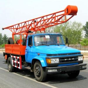 100m Depth Rotary 192rpm Mobile Drilling Machine