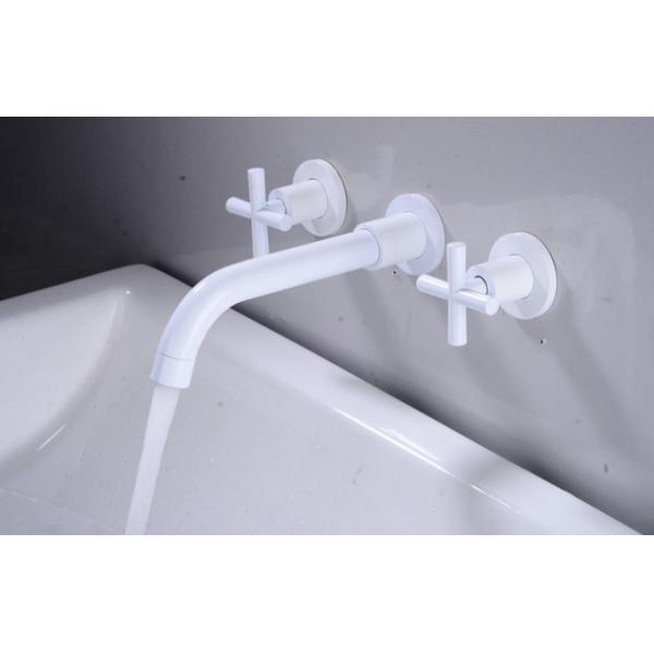 Gold 360 Rotate Wall Mounted 304 SUS Concealed Bath Shower Mixer