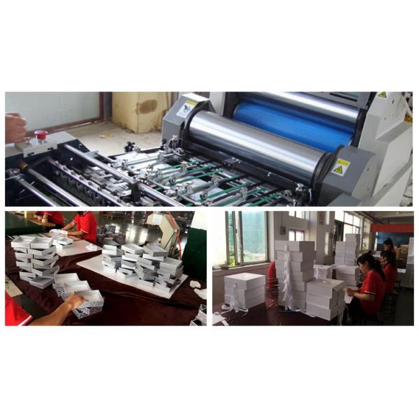 Hot stamping logo matte white paper cardboard magnetic folding packing box