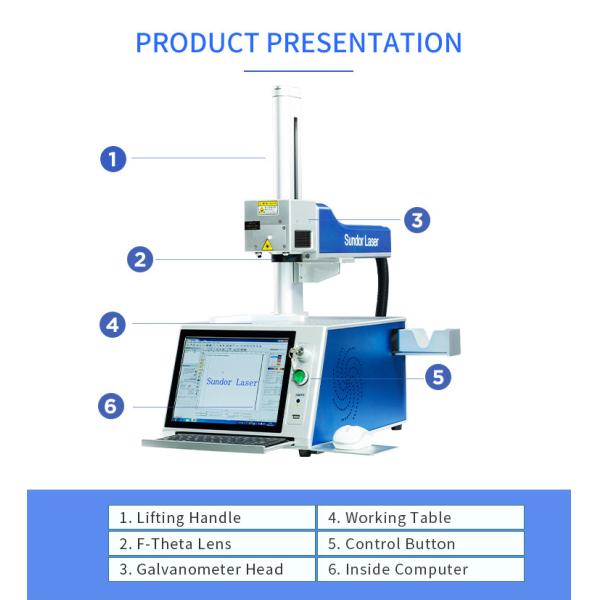 20W 30W 50W 100w deep engraving mopa color ipg metal steel 3d fiber laser marking machine price