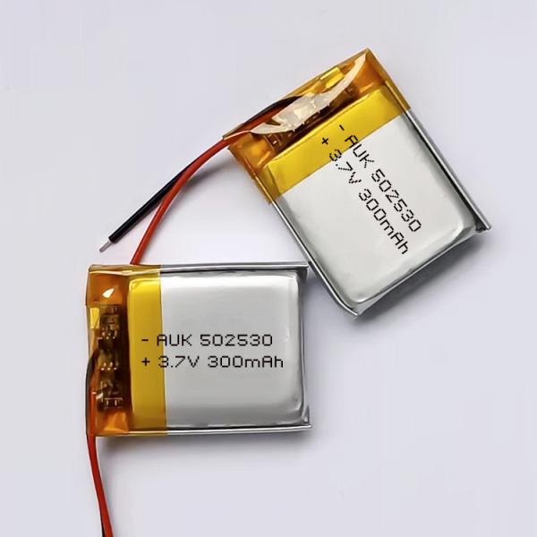 Certificates Approved Polymer Li Ion Battery 502530 3.7V 300mah Lipo Battery 4.2V