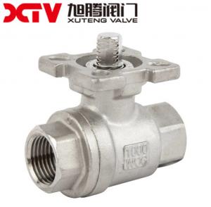 Quality Acid Resistant 2PC Mounted Ball Valve Q11F-1000WOG Customizable for Media Applications for sale