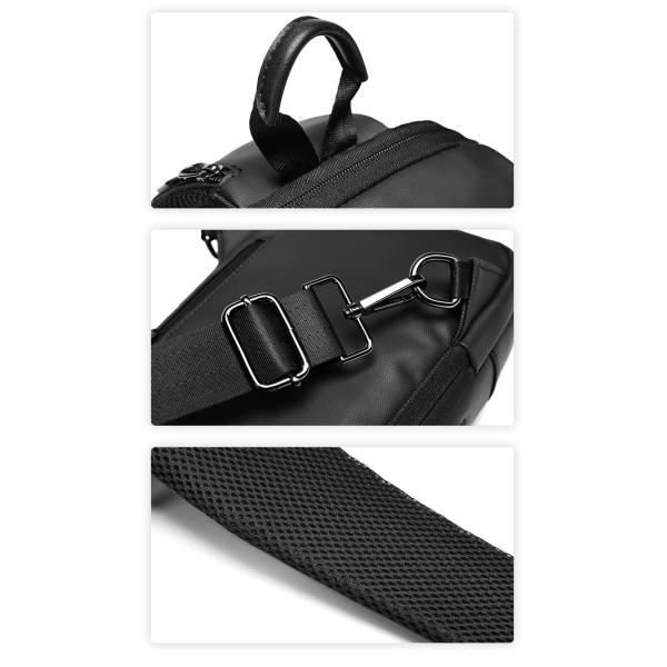 Factory Wholesale new design travel shoulder bag korean crossbody custom chest men sling bag