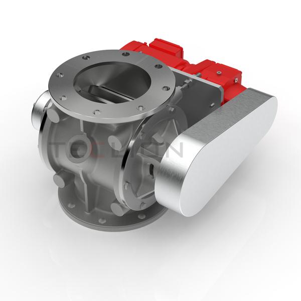 Small Airlock Rotary Valve for Powders and Granular Products in Industrial Settings