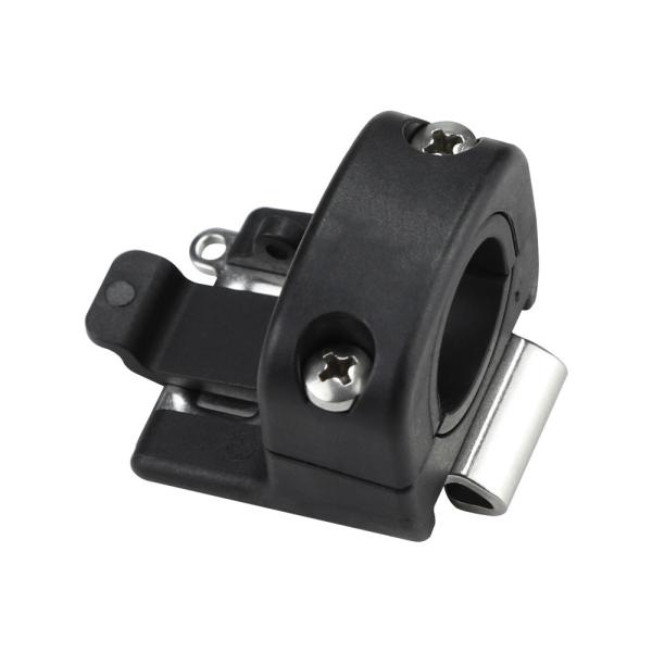 Black Handlebar Mount Tube Buckle For GoPro Wi-Fi Remote Control Suit 21-25mm Diameter Monopod