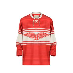 220gram Breathable Sublimation Ice Hockey Wear Training Tops Moisture Wicking