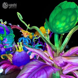 Lifelike Exotic Flower Lantern - Silk Festival Lantern for Traditional