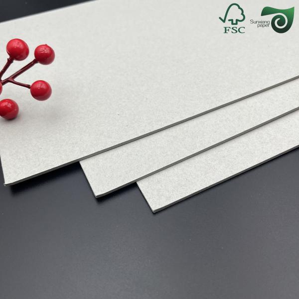 FSC Certified 1.5MM High Stiffness Glossy Colorful Laminated Grey Board For Gift Boxes
