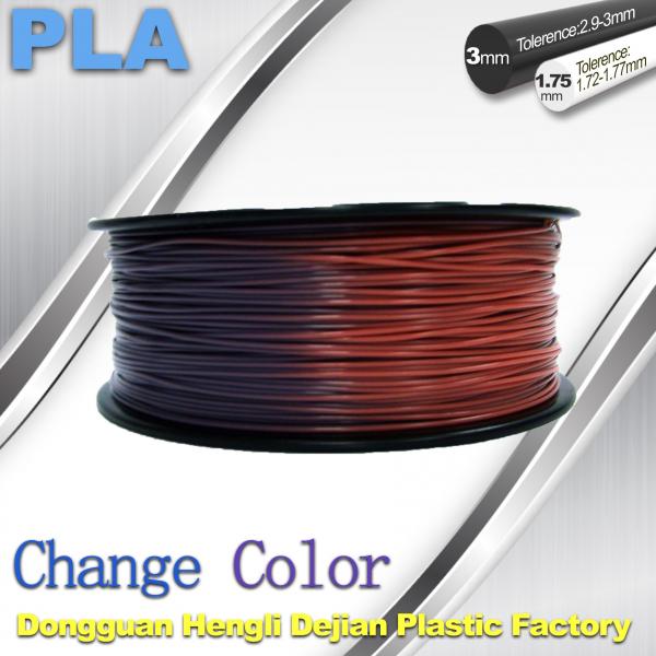 Buy Variable Temperature 3D Printer PLA Color Changing Filament 1.75 / 3.0mm at wholesale prices
