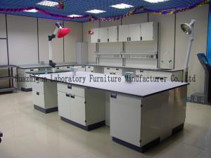 Durable School Steel Lab Bench 1.0mm Steel Cabinets With PP Material Handle
