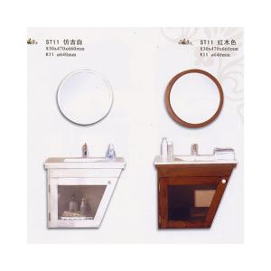 Quality Basin Small Bathroom Vanity Cabinet With Mirror for sale