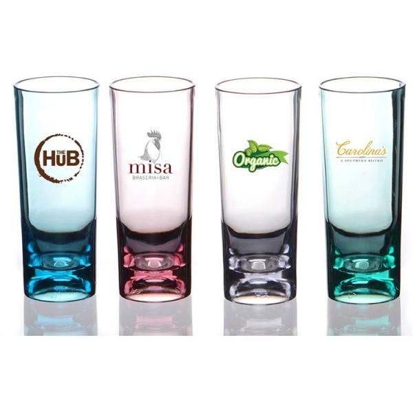 15oz SAN Plastic Hi Ball Glasses Drinking Cup Stain Resistant