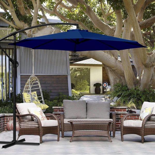 3M Steel Hanging Banana Parasol Outdoor Waterproof
