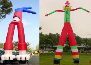 China Two Legs Diversified Designs Waving Inflatable Tube Man Height 6m UV Protection on sale
