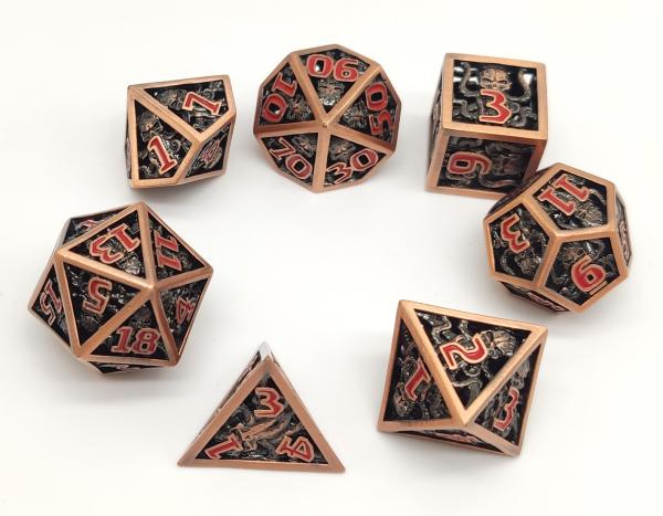 Buy Practical Bulk Custom Polyhedral Dice Set Odorless Manual Grinding at wholesale prices