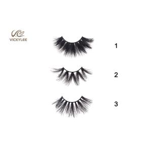 Quality Pure Handmade 3 Pairs 28MM Volume Eye Lashes for sale
