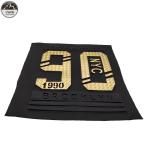 Jacket Custom Embossed Leather Patches / PU Leather Patches With Sew Backing