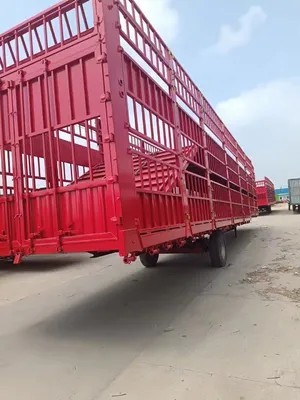 3/4 Axles Max Payload 30000 kg Double Deck Animal Poultry Livestock Semi Trailer